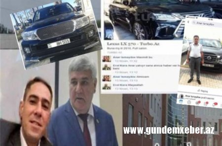 İşdən azad edilən icra başçısının oğlunun bahalı avtomobilləri – FOTO