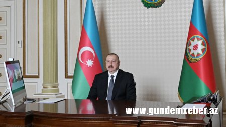 Prezidentlər arasında videokonfrans formatında görüş keçirilib (FOTO)