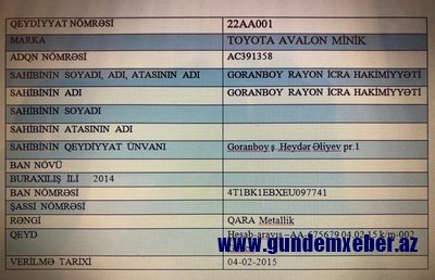 Başçının özü ''lipa'' nömrəli avtomobildə gəzir, müavini isə, adam döyməklə ad çıxarır - GORANBOYDA NƏLƏR OLUR?