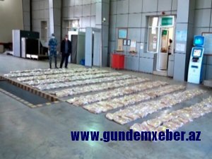 Azərbaycan gömrükçüləri yarım tondan artıq heroin ələ keçirdilər