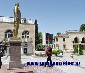 Prezident İlham Əliyev Tərtər rayonundadır