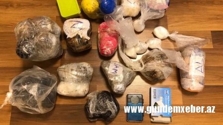 BNMİ-nin əməkdaşları tərəfindən 33 kiloqramdan çox gətirilən narkotik satışının qarşı alınıb -FOTOLAR