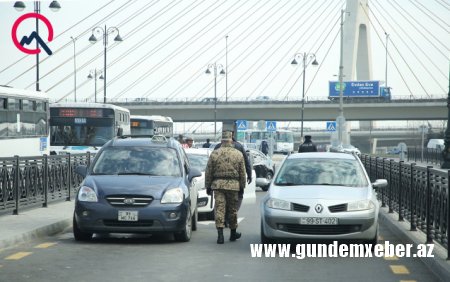 Postda dayanmayan avtobus sürücüləri saxlanıldı - 52 sərnişin cəzalandırıldı