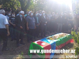 Şəhid Xəyyam Daşdəmirov İsmayıllıda dəfn edilib -FOTO