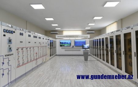 İlham Əliyev Bakıda yenidən qurulan yarımstansiyanın açılışında   - FOTO