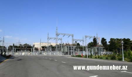 İlham Əliyev Bakıda yenidən qurulan yarımstansiyanın açılışında   - FOTO