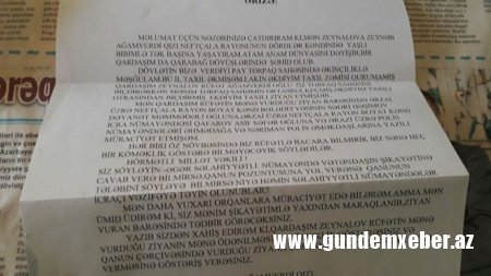 Neftçalada özbaşınalıq davam edir -FOTOLAR