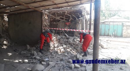 Tovuzun kəndlərində ermənilərin atdığı mərmilərin qalıqları aşkarlandı