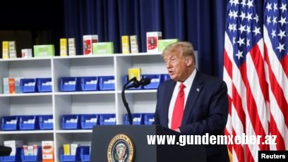 Tramp dərmanların xaricdən deyil, Amerika şirkətlərindən alınması ilə bağlı sərəncam imzalayacaq