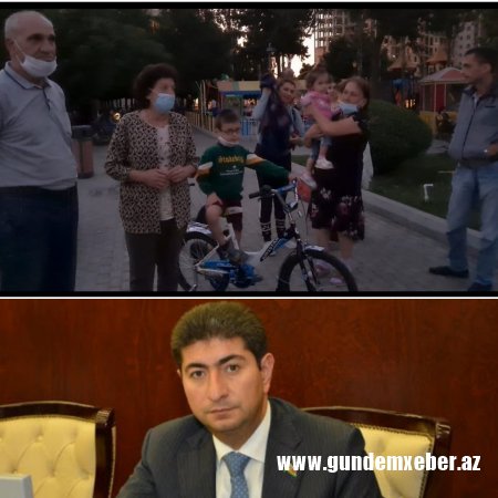 Yasamal rayonunda sakinlərin etirazı-Video