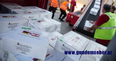 Azərbaycan torpağından Livan ermənilərinə yardım göndərildi…- FOTOLAR