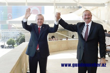 Ərdoğan: "Türkiyə və Azərbaycan əlaqələri siyasi, iqtisadi, hərbi sahədə mükəmməl şəkildə inkişaf edir"