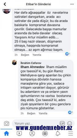 Rektor Ramiz Mehdiyevin müdafiəsinə QALXDI — FOTO