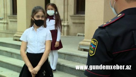 Sumqayıtda “Diqqət, uşaqlar!” adı altında məktəblərin ətrafında  yeni yol nişanları quraşdırılıb