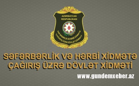 Səfərbərlik Xidməti məlumat yaydı