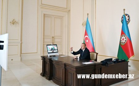 Prezident: "Bütün hərbi hissələrimizdə, hərbi birləşmələrimizdə ruh yüksəkliyi var"
