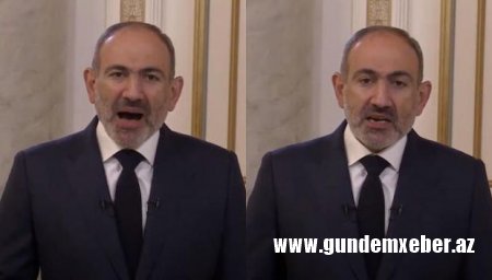 Paşinyan təlaş içində öz xalqına müraciət etdi