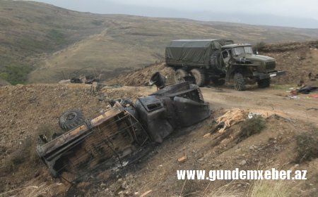 MN: Havadan endirilən zərbələr nəticəsində düşmən ağır itkilər veri