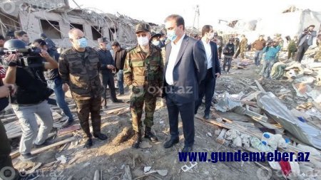 Nazirdən Gəncənin düşmən hücumuna məruz qalması ilə bağlı ilk AÇIQLAMA