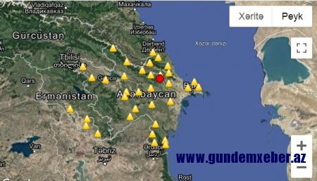 Şamaxıda zəlzələ oldu