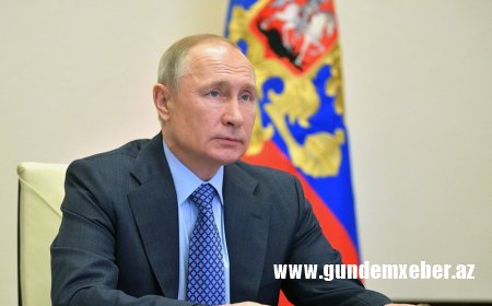 Vladimir Putin Qarabağdakı münaqişənin sülh yolu ilə həllindən danışıb