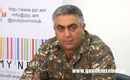 Ermənistan Müdafiə Nazirliyinin sözçüsü istefa verib