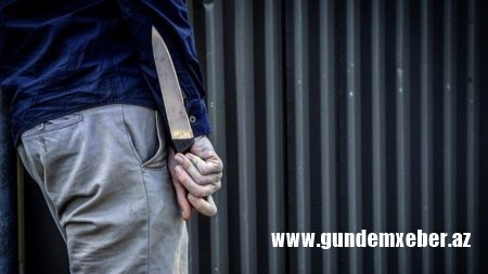 Bakıda iki kişinin sevgili üstündə qanlı davası: Araya girən qadın...