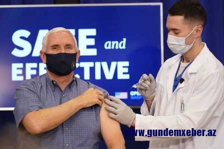 ABŞ-ın vitse-prezidenti Mayk Pens COVID-19 əleyhinə peyvənd olunub