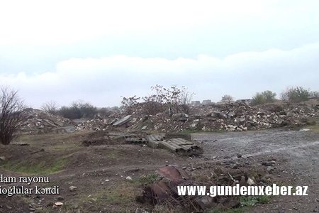 Ağdamın Pərioğlular kəndindən görüntülər - VİDEO