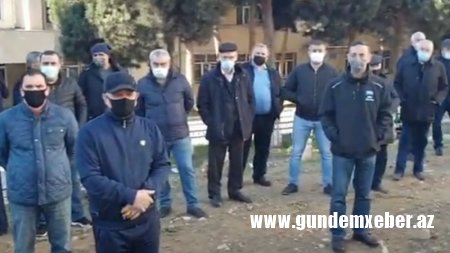 Tikinti şirkəti ağacları kəsdi, Xətai sakinləri etiraza qalxdı (FOTO/VİDEO)
