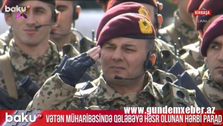 Bakıda möhtəşəm Zəfər paradı başladı - CANLI YAYIM