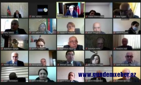 SDU-da Dövlət Neft və Sənaye Universitetinin 100 illik yubileyinə həsr olunan onlayn elmi -praktik konfrans keçirildi