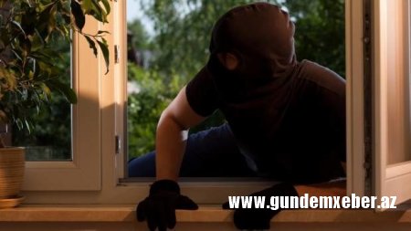 Gəncədə oğurluq edən şəxs saxlanılıb