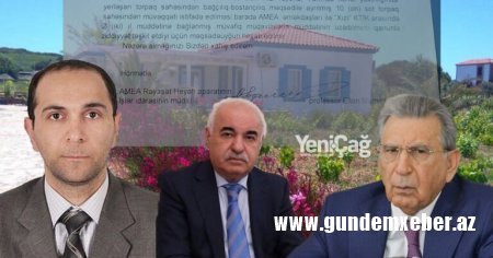 Professor AMEA rəhbərliyinin “bağ təkzibi”ni DARMADAĞIN ETDİ: - “O məktubu şəxsən görmüşəm”