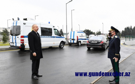 Prezident Baş Prokurorluğun yeni inzibati bina kompleksinin açılışında