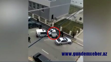 Bakıda avtomobilini polisin üzərinə sürən şəxs tutuldu - VİDEO