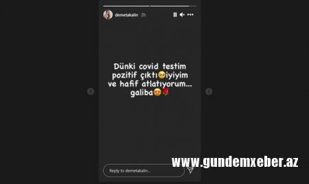 Demet Akalın koronavirusa yoluxdu - FOTO