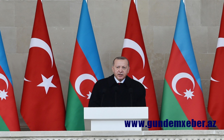 Ərdoğan Azərbaycana TƏŞƏKKÜR ETDİ