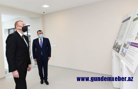 İlham Əliyev Şağan Reabilitasiya Pansionatının açılışında - FOTO