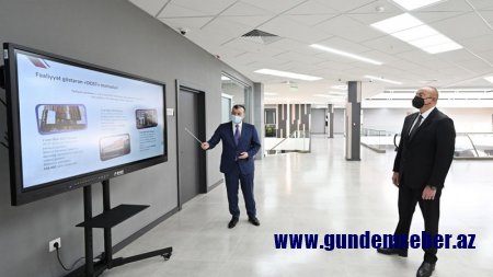 Prezident Bakıda 4 saylı DOST mərkəzinin açılışında (FOTO)