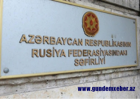 Azərbaycan səfirliyi qarşısında bədbəxt hadisə