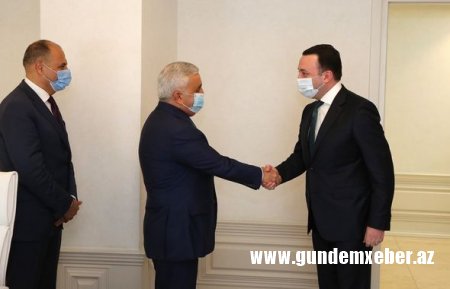 Rövnaq Abdullayev Gürcüstanın baş naziri ilə görüşdü