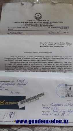 Vergi və Məşğulluq xidmətlərinin “pandemik” sosial yardım” dələduzluğu