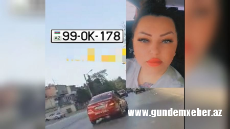 Bakıda "avtoş"luq edən xanım təlimçidən TƏHLÜKƏLİ HƏRƏKƏTLƏR - VİDEO