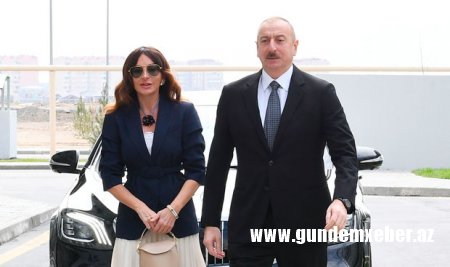 İlham Əliyev və Mehriban Əliyeva Bakıda açılışda