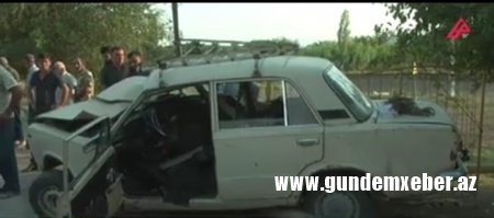 Samuxda sərxoş sürücü bir ailənin üç üzvünü xəstəxanalıq edib