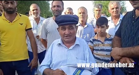 Susuzluğa görə kəndlilər ayağa qalxdılar - FOTO/VİDEO