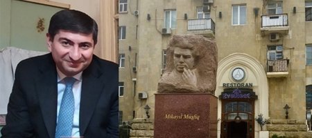 Yasamal icra hakimiyyəti Mikayıl Müşfiqin abidəsini restorana satıb?!