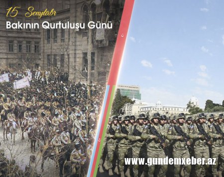 Bakının erməni-bolşevik işğalçılarından azad edilməsindən 103 il ötür