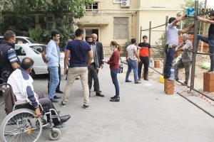 Bakının Xətai rayonunda obyekt qalmaqalı -VİDEOREPORTAJ